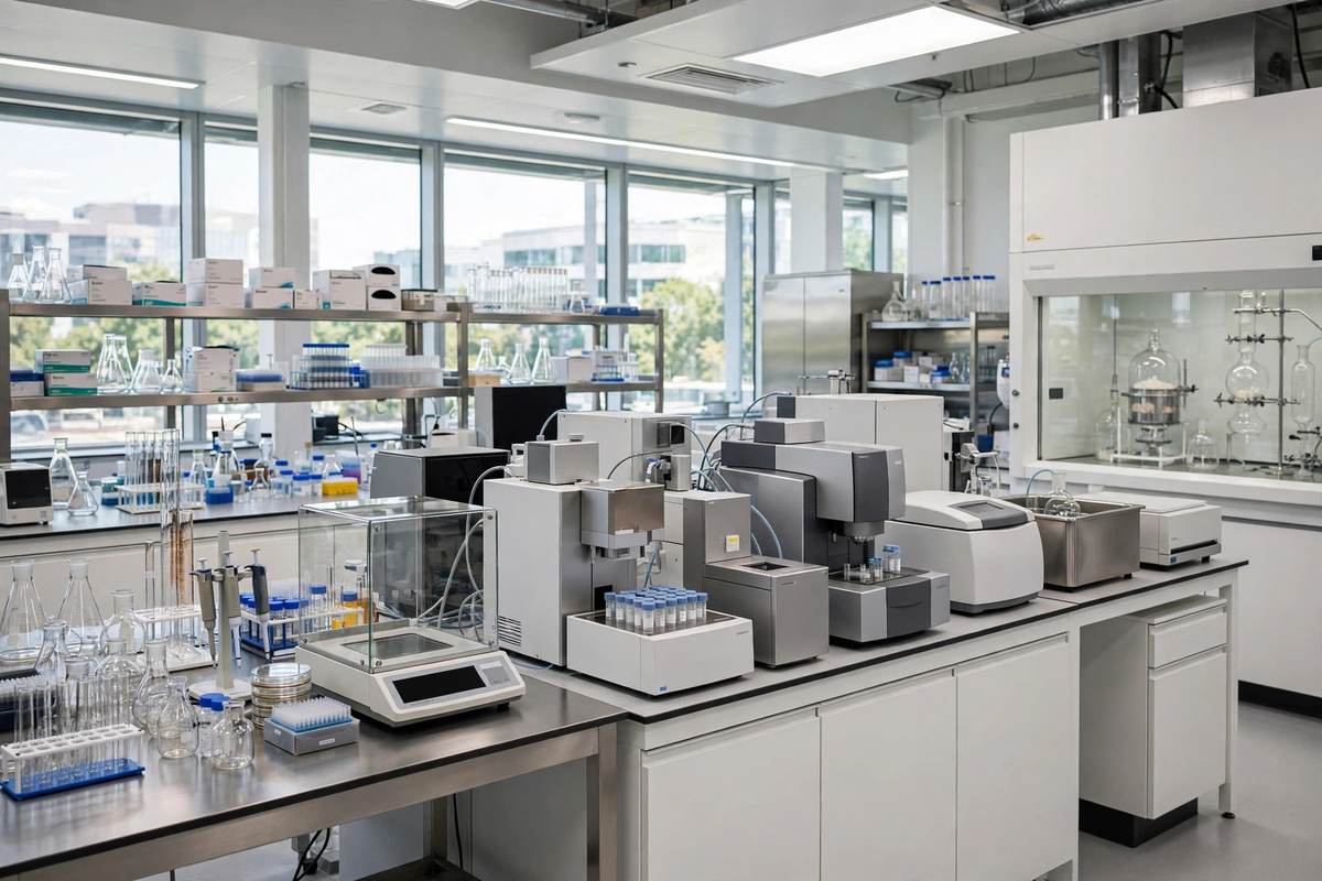 In-house quality testing lab