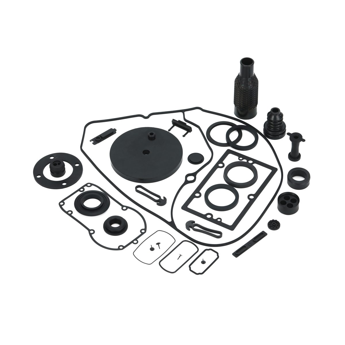 Rubber gasket kit layout