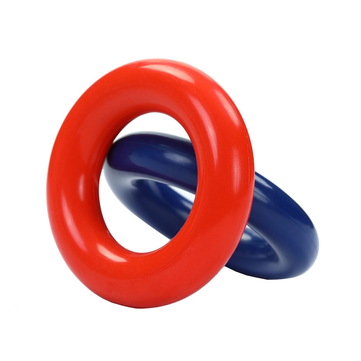 Red and blue silicone O-rings