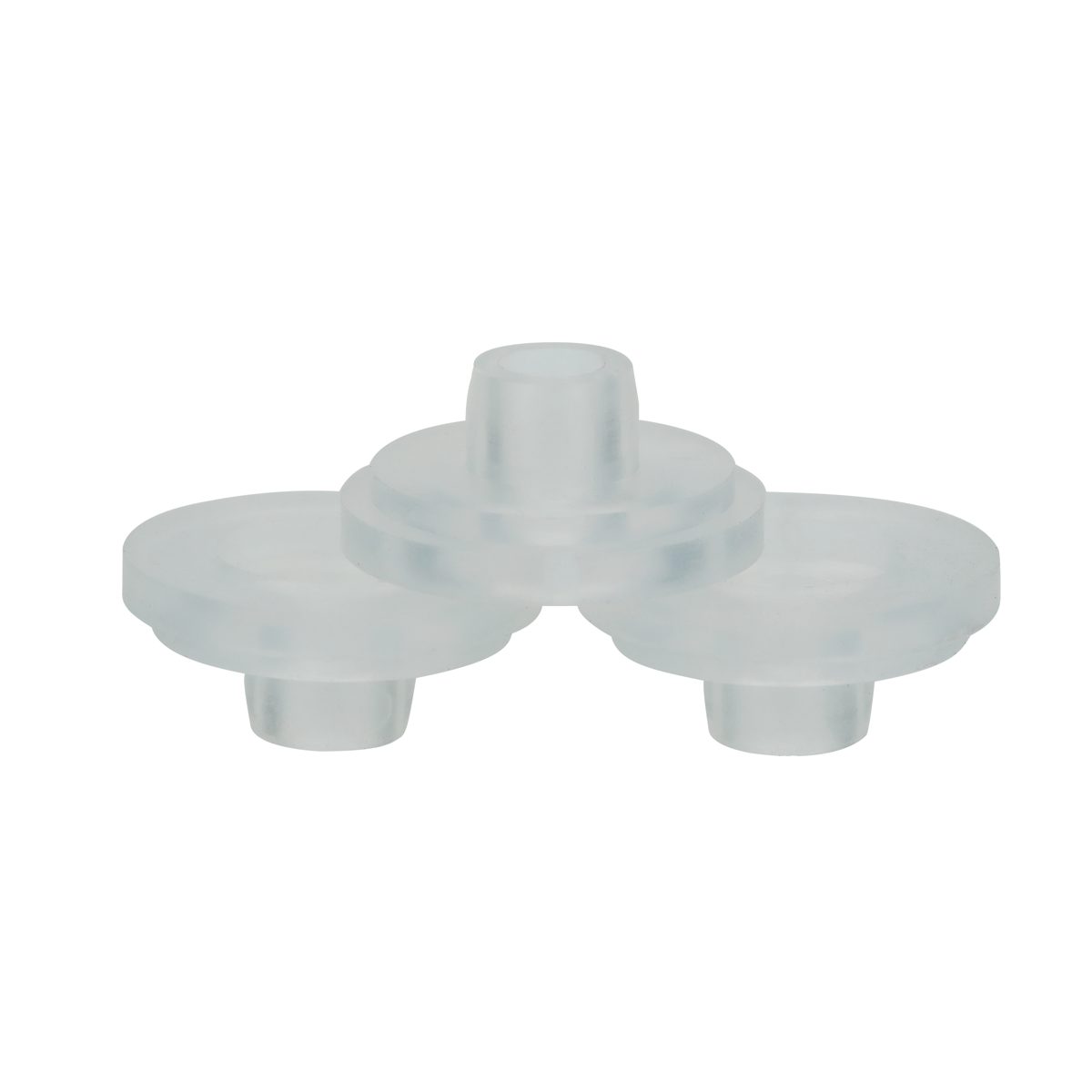 Translucent silicone stoppers